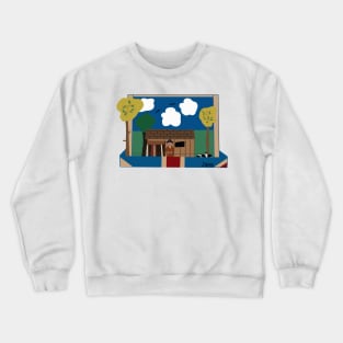 Eleven Jane stranger things diorama Crewneck Sweatshirt